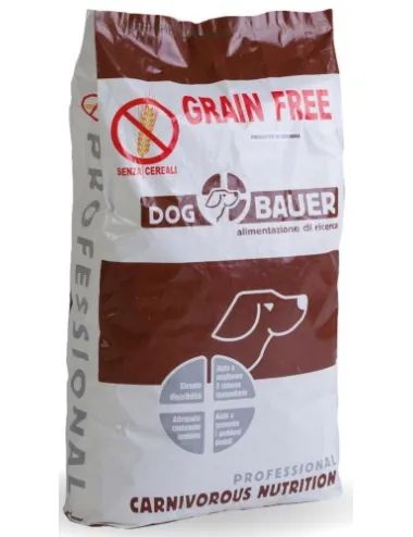 Sacco 9 Kg crocchette per cani Grain Free Pesce e Bufalo Dogbauer