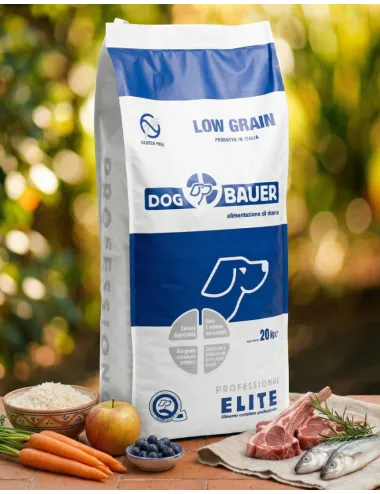 Agnello e Pesce Low Grain - con Mele, Carote e Mirtilli
